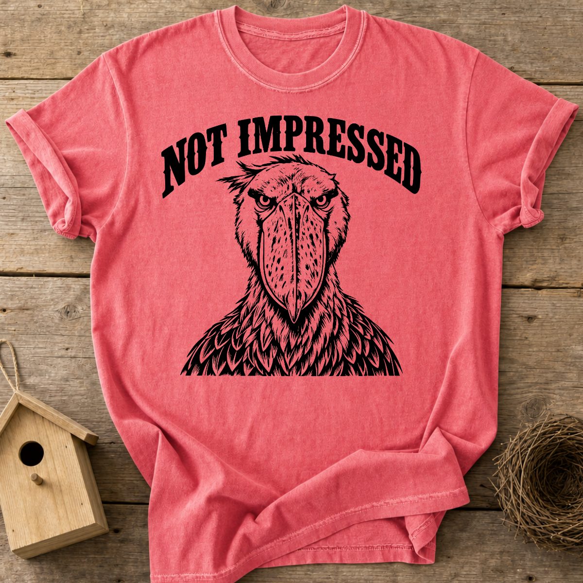 Not Impressed Shoebill T-Shirt