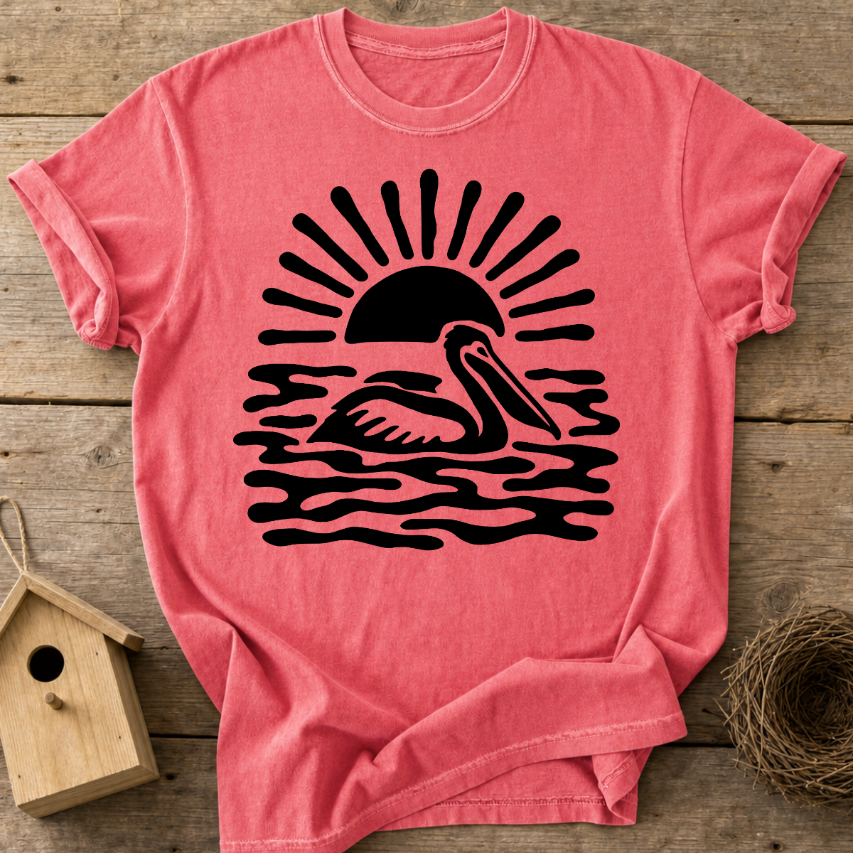 Sunset Pelican T-Shirt