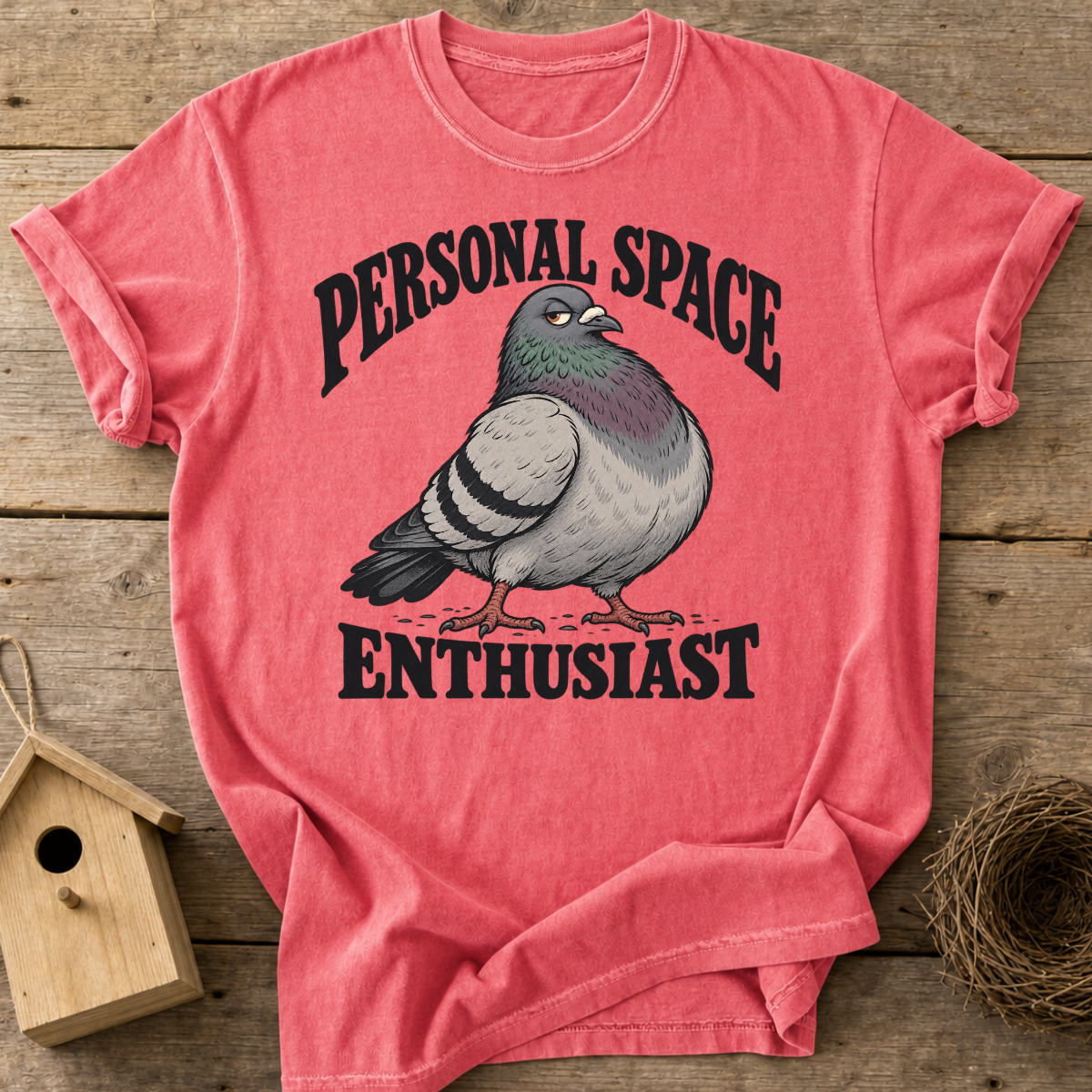 Personal Space Pigeon T-Shirt