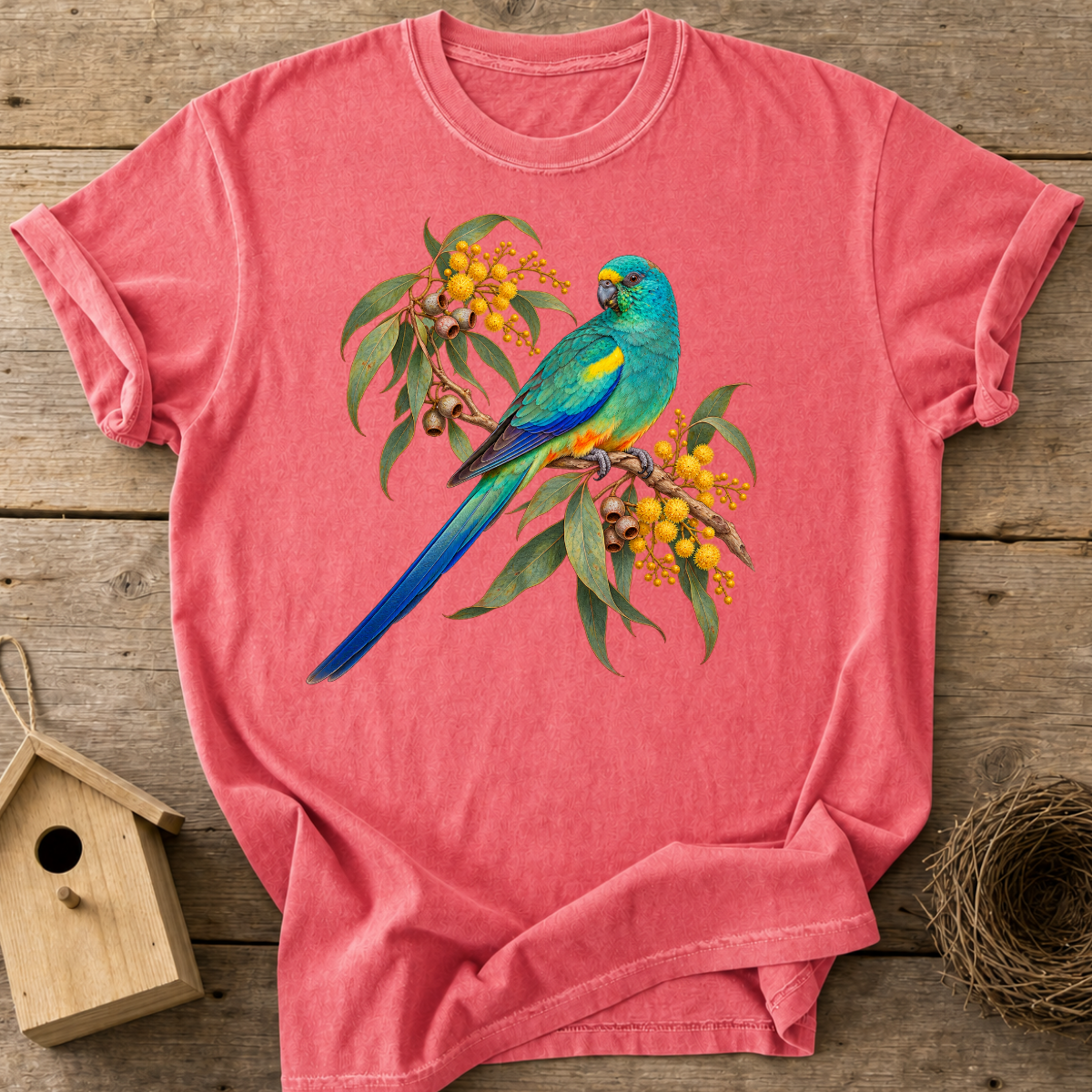 Golden Wattle Parrot T-Shirt