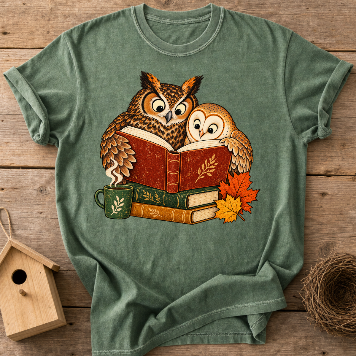 Owl Reading Club T-Shirt