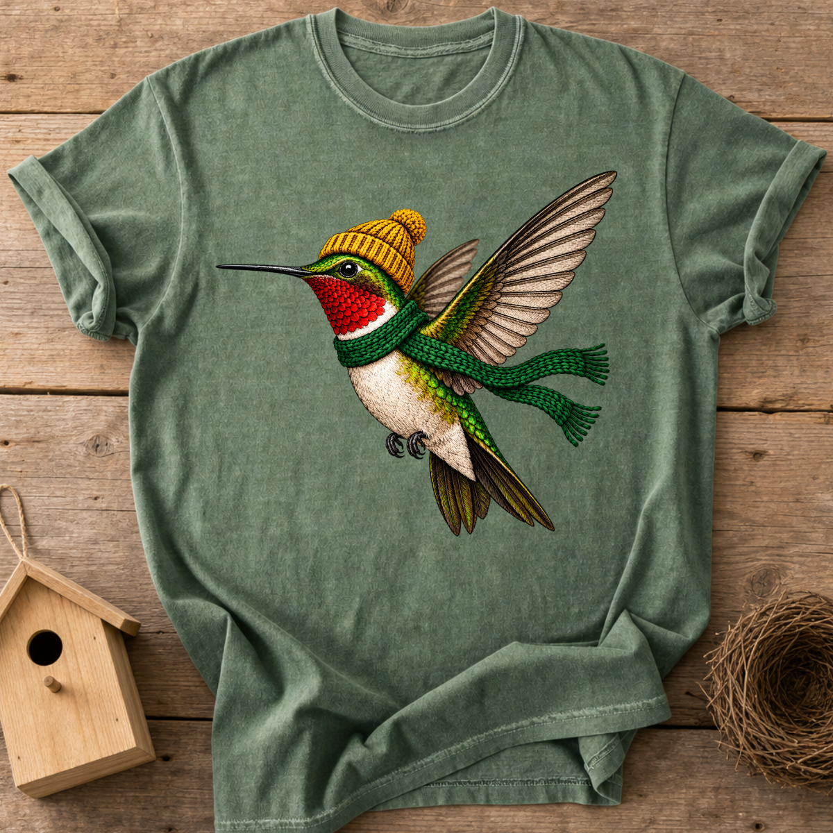 Cozy Hummingbird T-Shirt