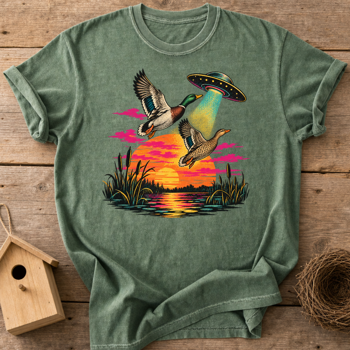 UFO Duck Encounter T-Shirt