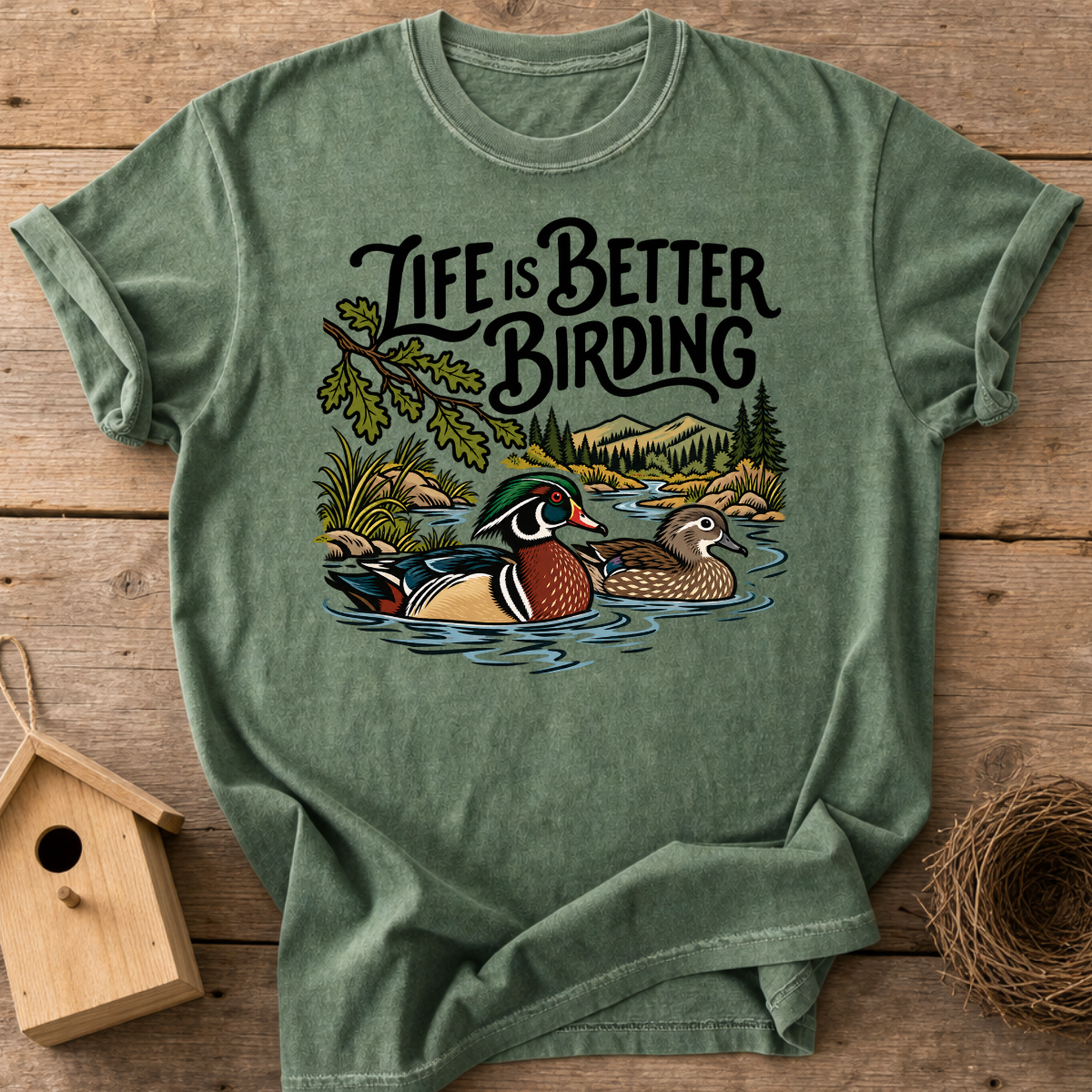 Wood Duck Couple T-Shirt