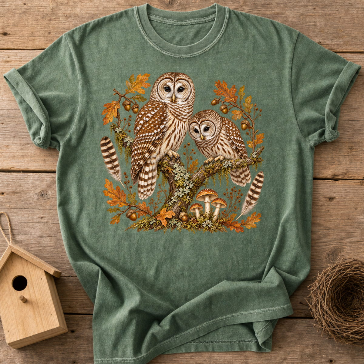 Fall Barred Owl T-Shirt