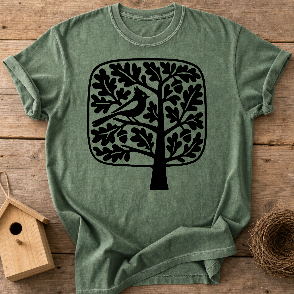 Oak Tree Songbird T-Shirt