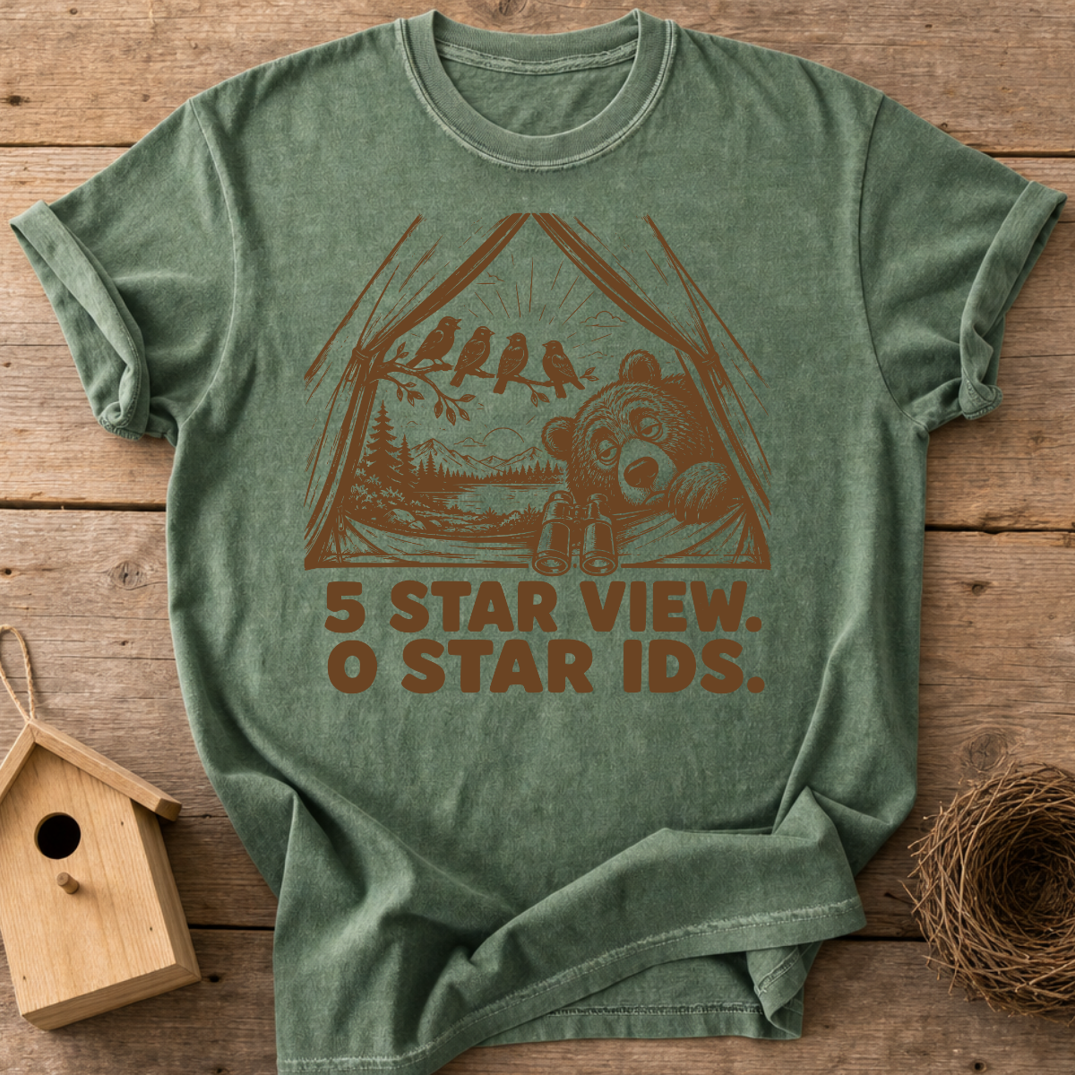 5 Star View 0 Star IDs T-Shirt