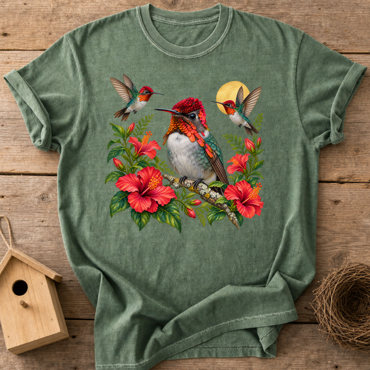 Hummingbird Garden T-Shirt                1.
