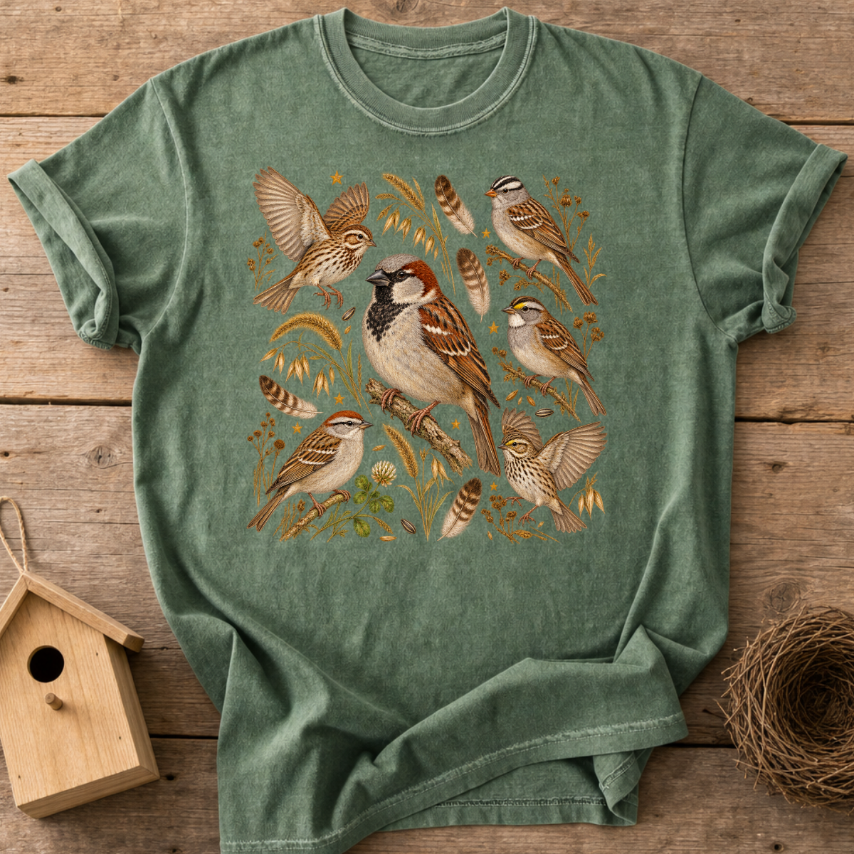 Sparrow Field Guide T-Shirt