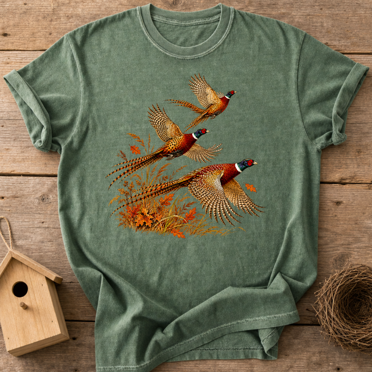 Fall Pheasant Flight T-Shirt