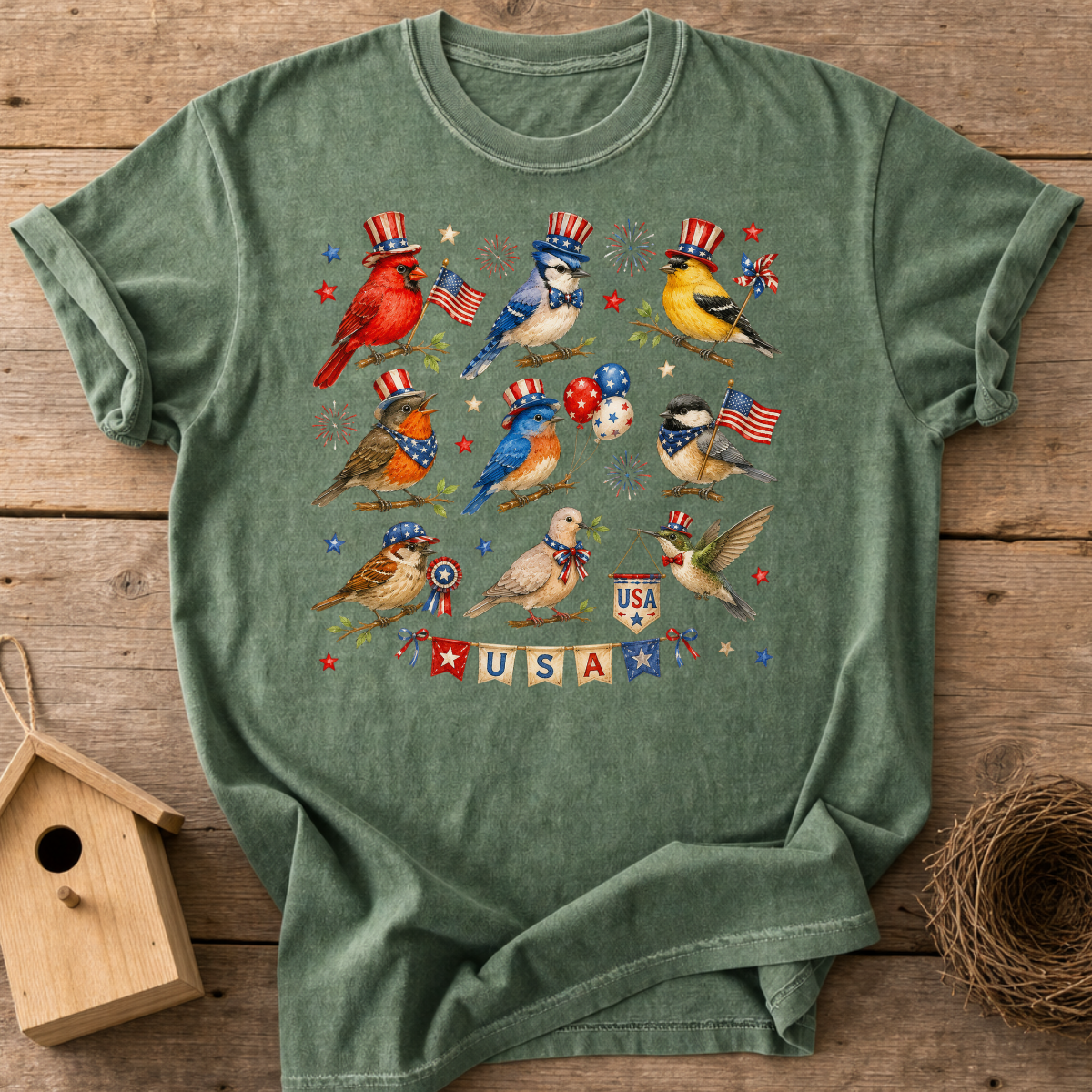 Patriotic Birds T-Shirt