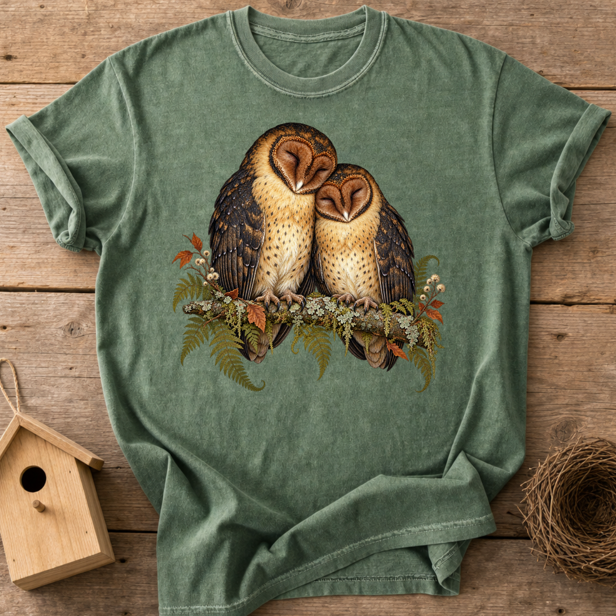 Cozy Barn Owls T-Shirt