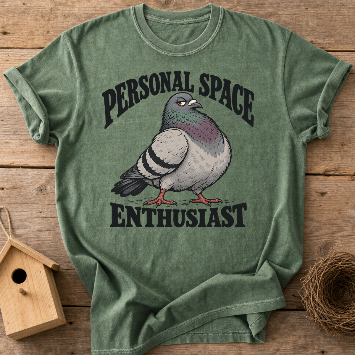 Personal Space Pigeon T-Shirt
