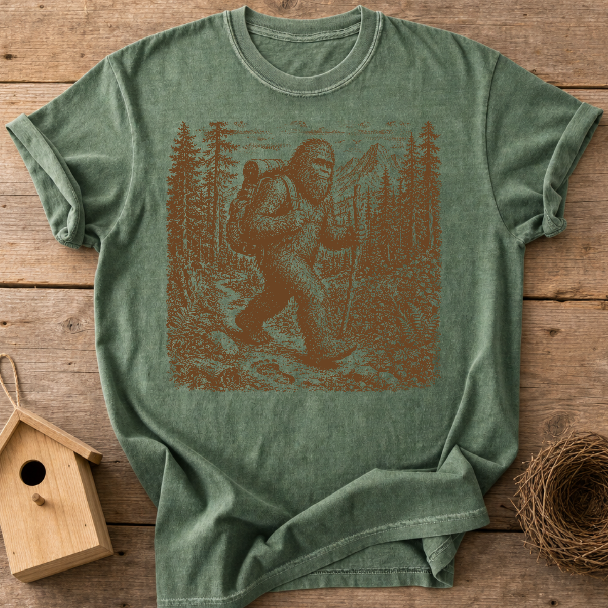 Sasquatch Woodland Hike T-Shirt
