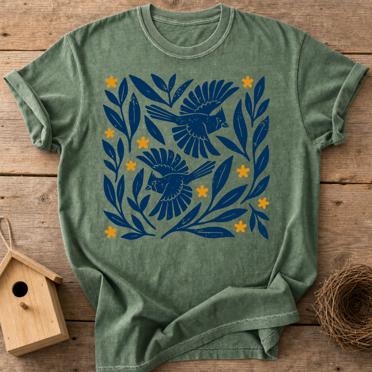 Folk Cardinal T-Shirt