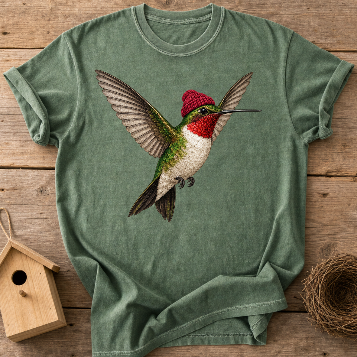 Beanie Hummingbird T-Shirt