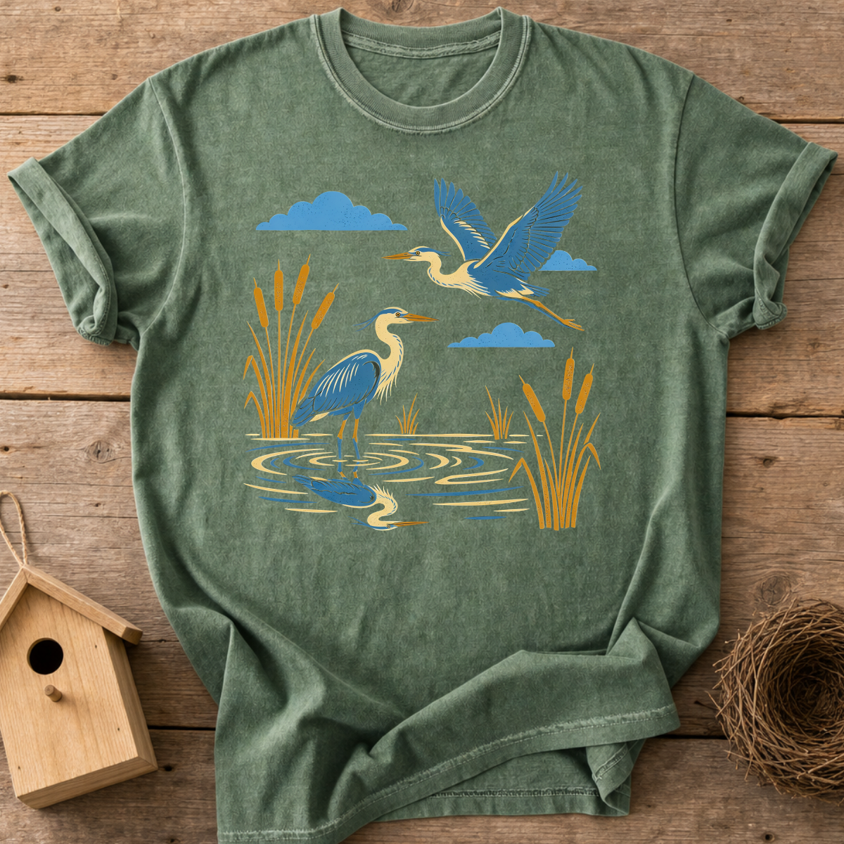 Blue Heron T-Shirt