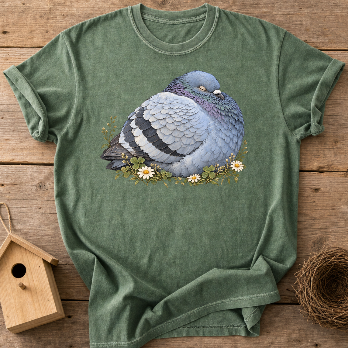 Sleepy Pigeon T-Shirt