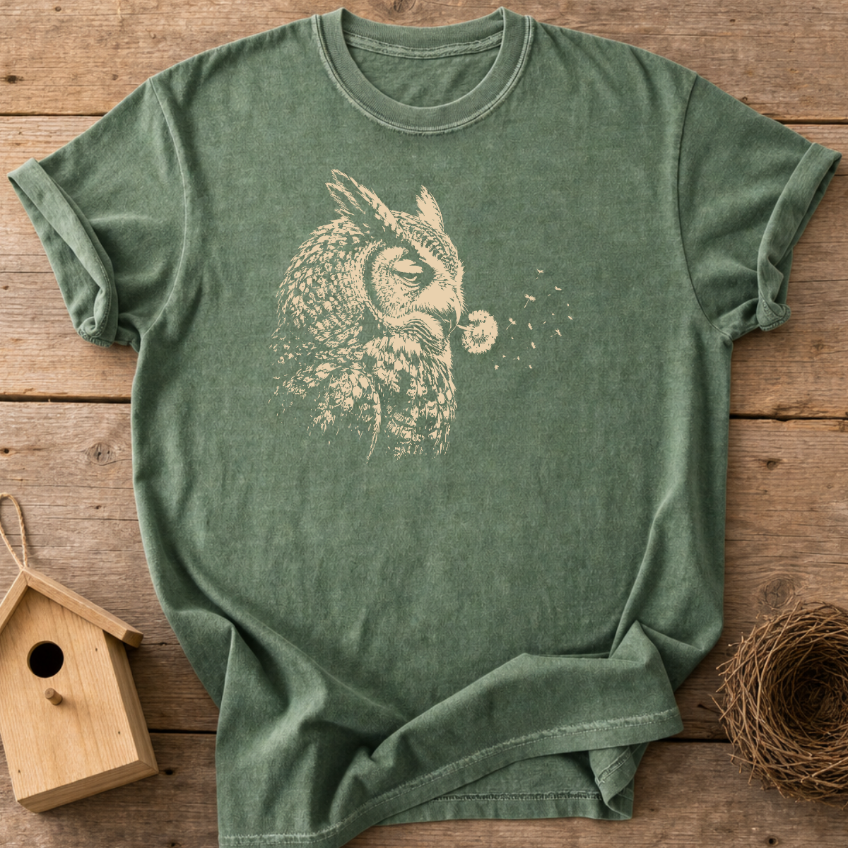 Owl Dandelion T-Shirt