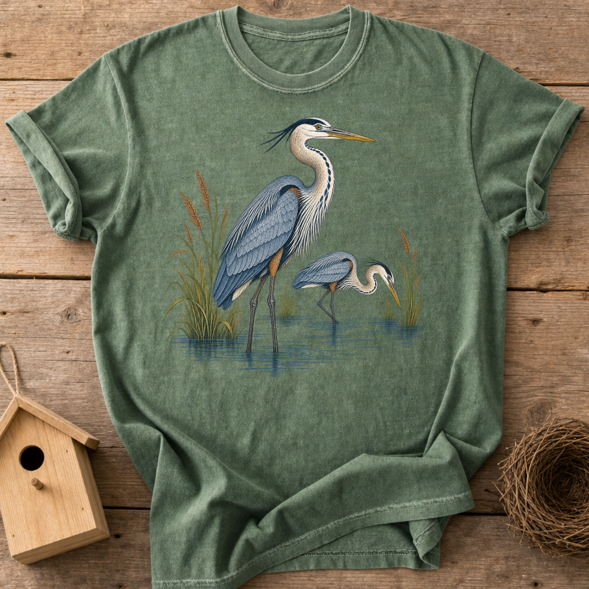 Blue Heron Marsh T-Shirt
