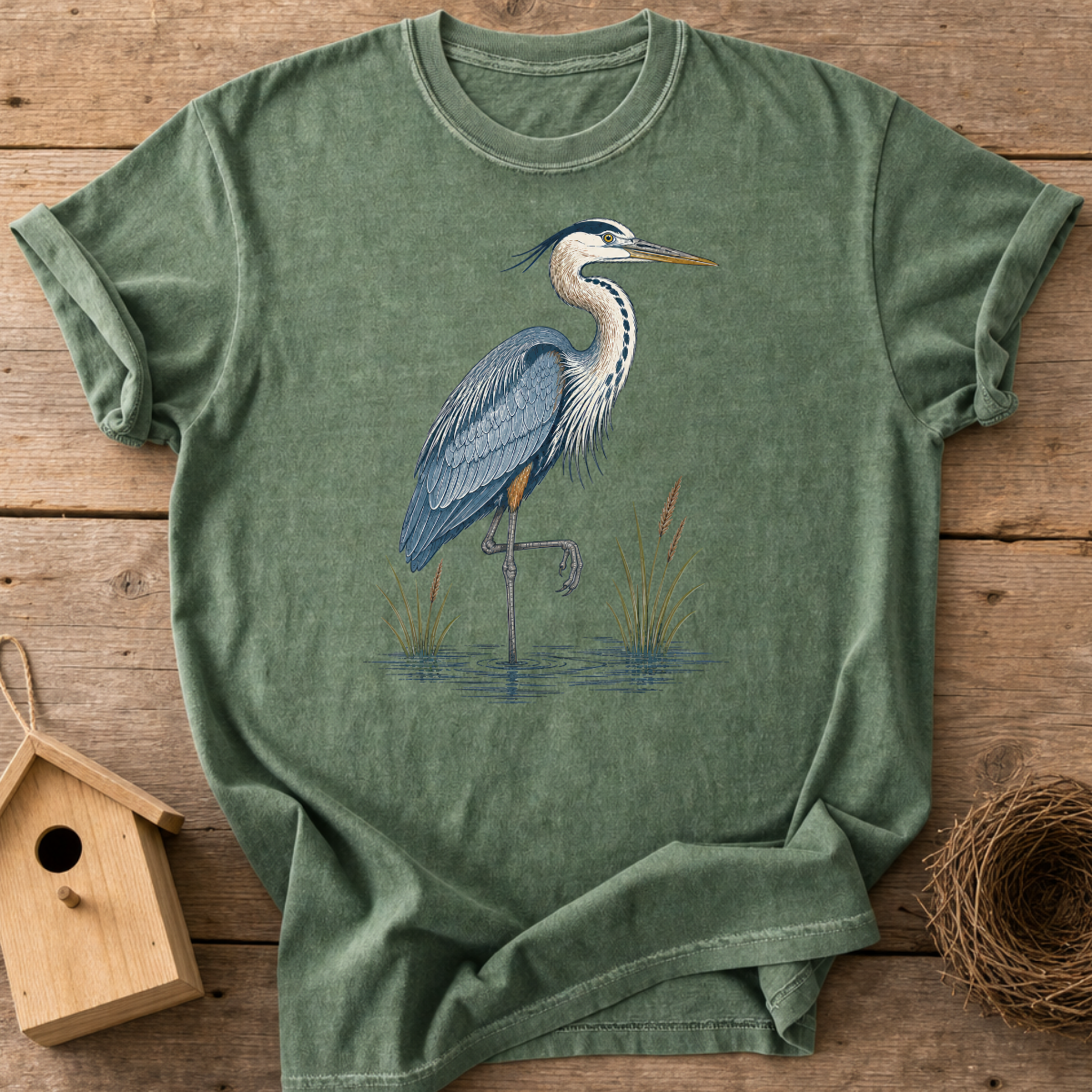 Blue Heron Marsh T-Shirt
