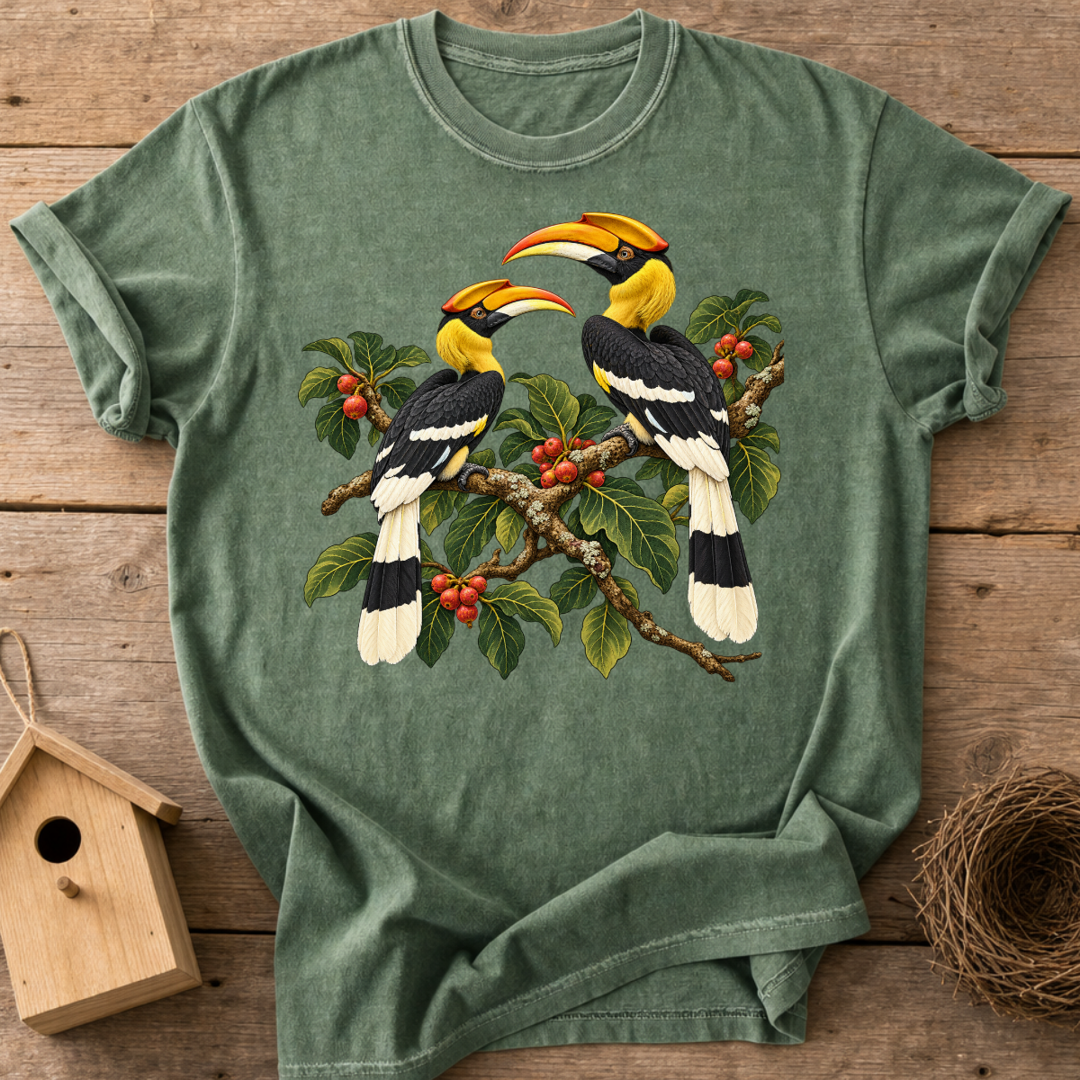 Hornbill Couple T-Shirt