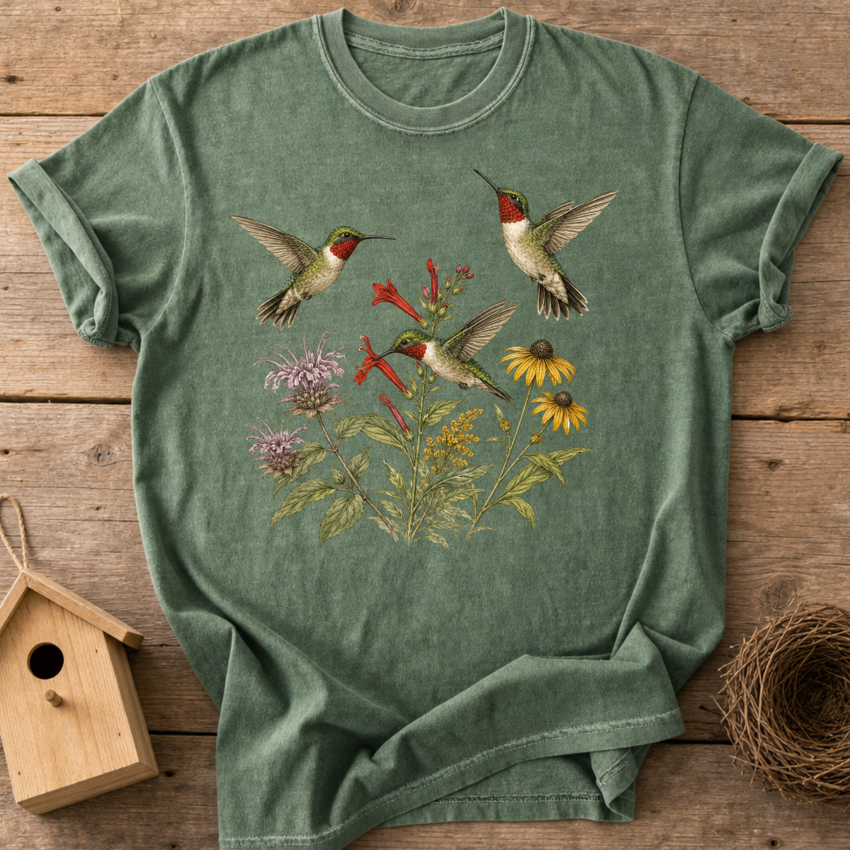 Hummingbird Wildflower T-Shirt