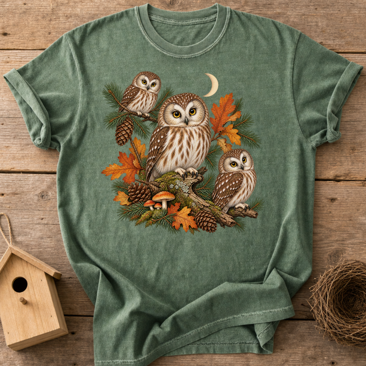 Fall Saw-Whet Owl T-Shirt