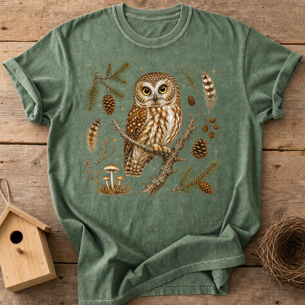 Northern Saw-Whet Owl T-Shirt