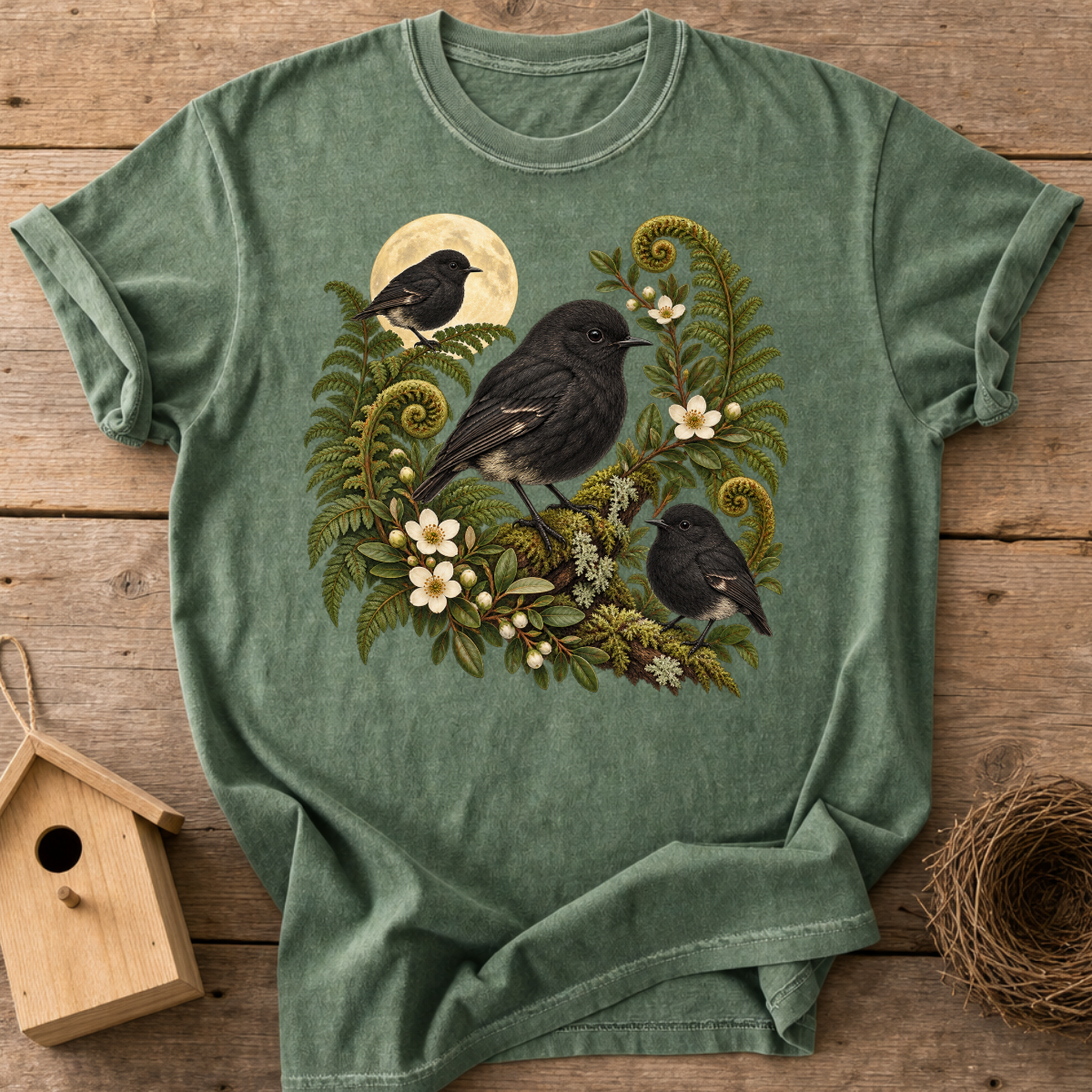 Black Robin T-Shirt