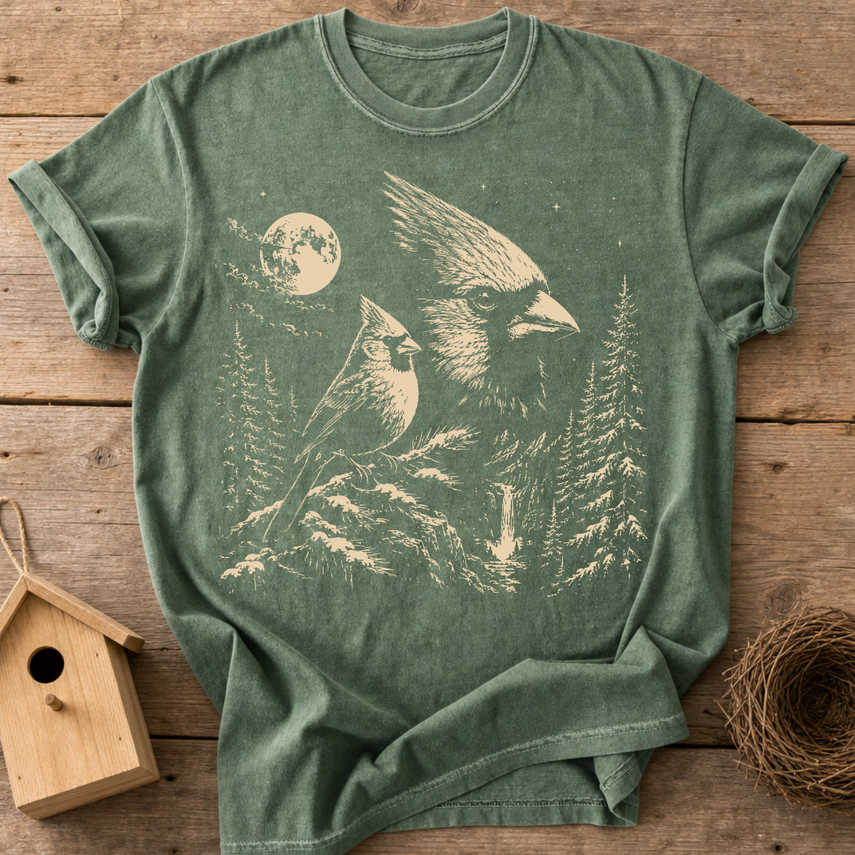 Cardinal Moon T-Shirt