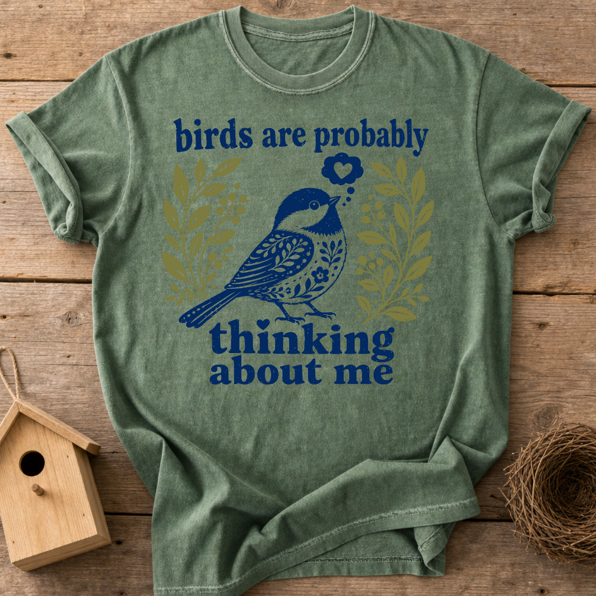 Birds Thinking About Me T-Shirt