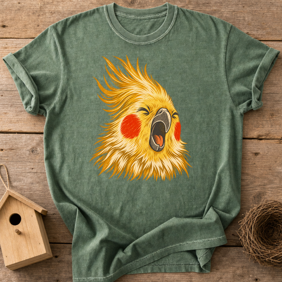 Screaming Cockatiel T-Shirt