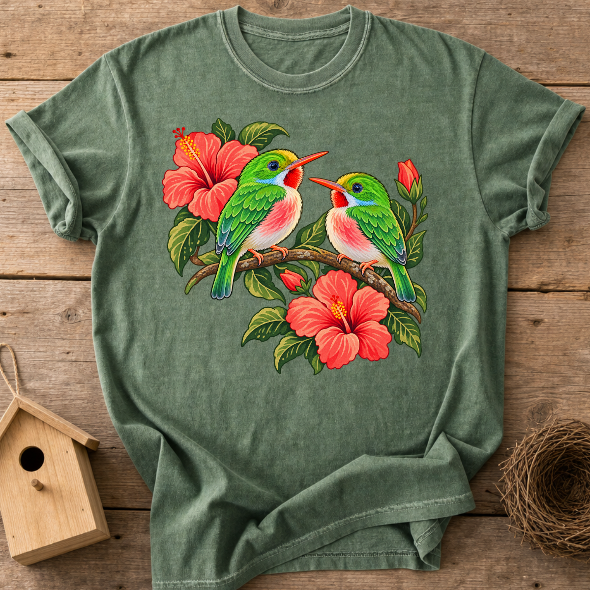 Cuban Tody Couple T-Shirt