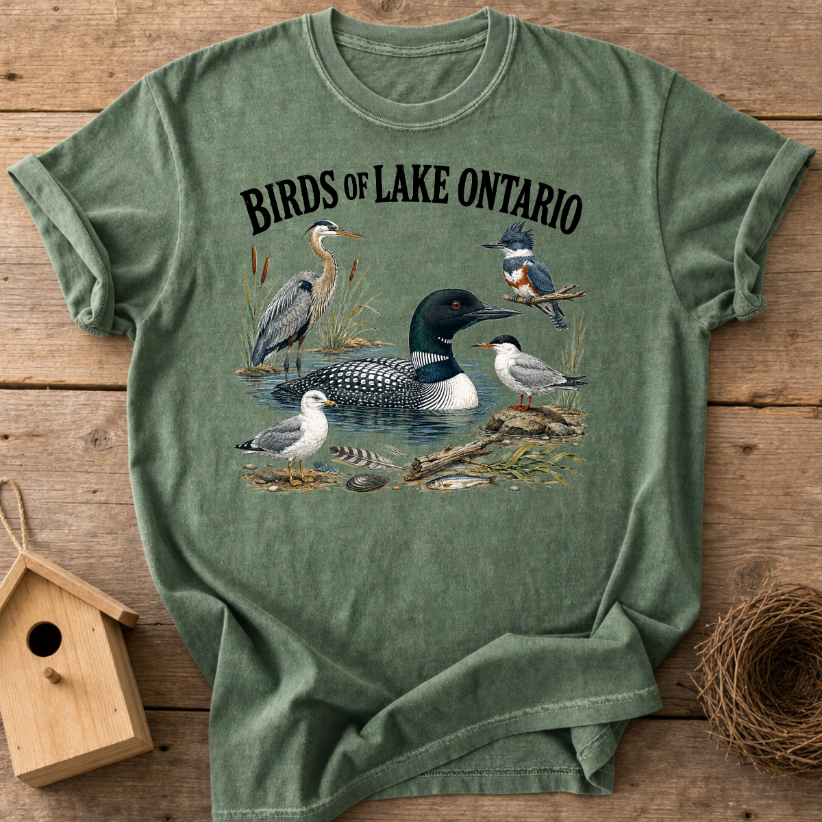 Birds Lake Ontario T-Shirt