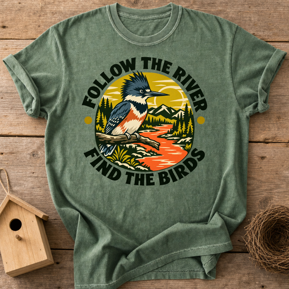 River Kingfisher T-Shirt