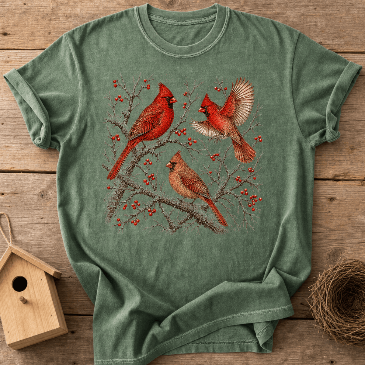 Winter Cardinals T-Shirt