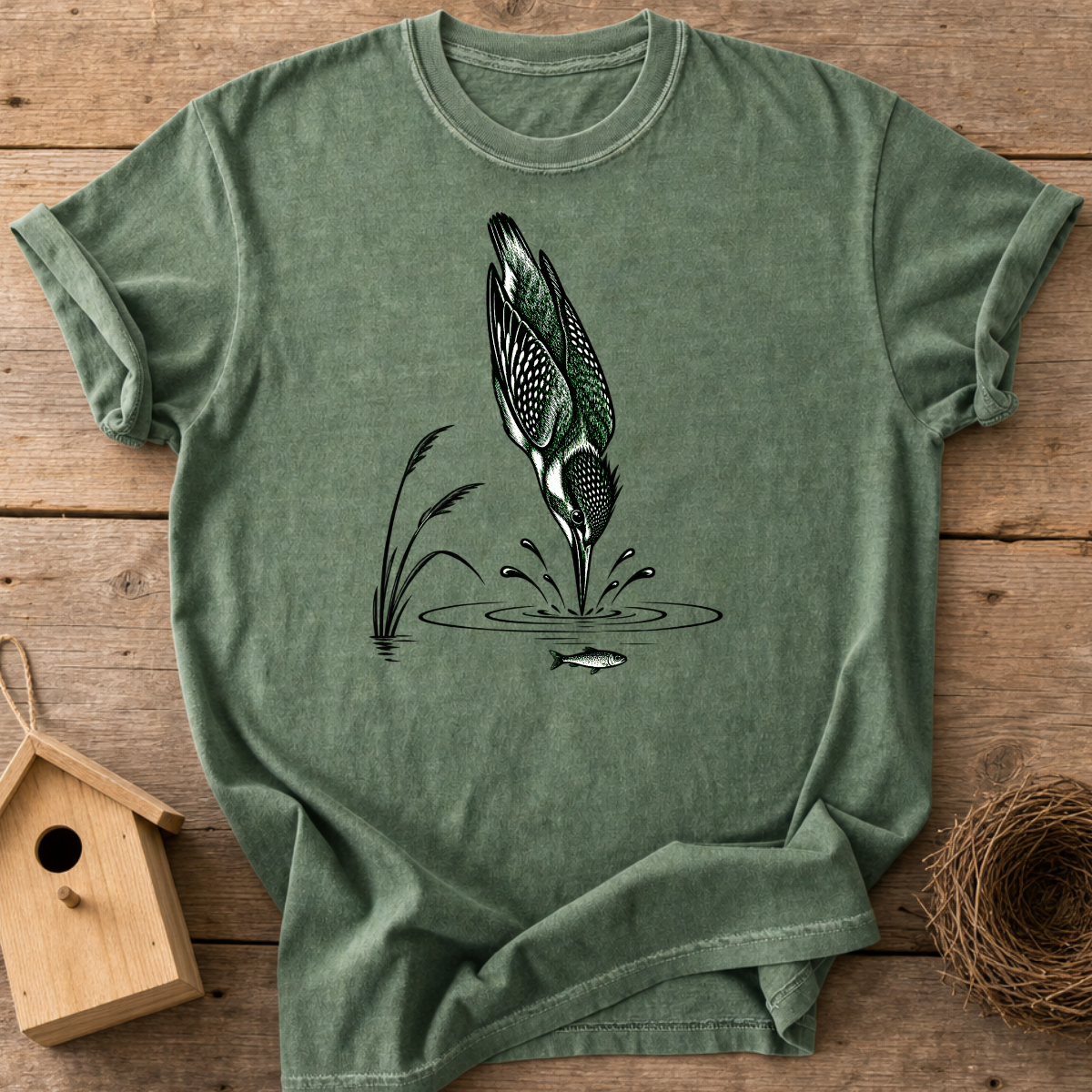 Diving Kingfisher T-Shirt