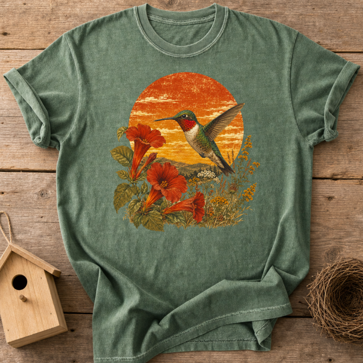 Hummingbird Sunset T-Shirt