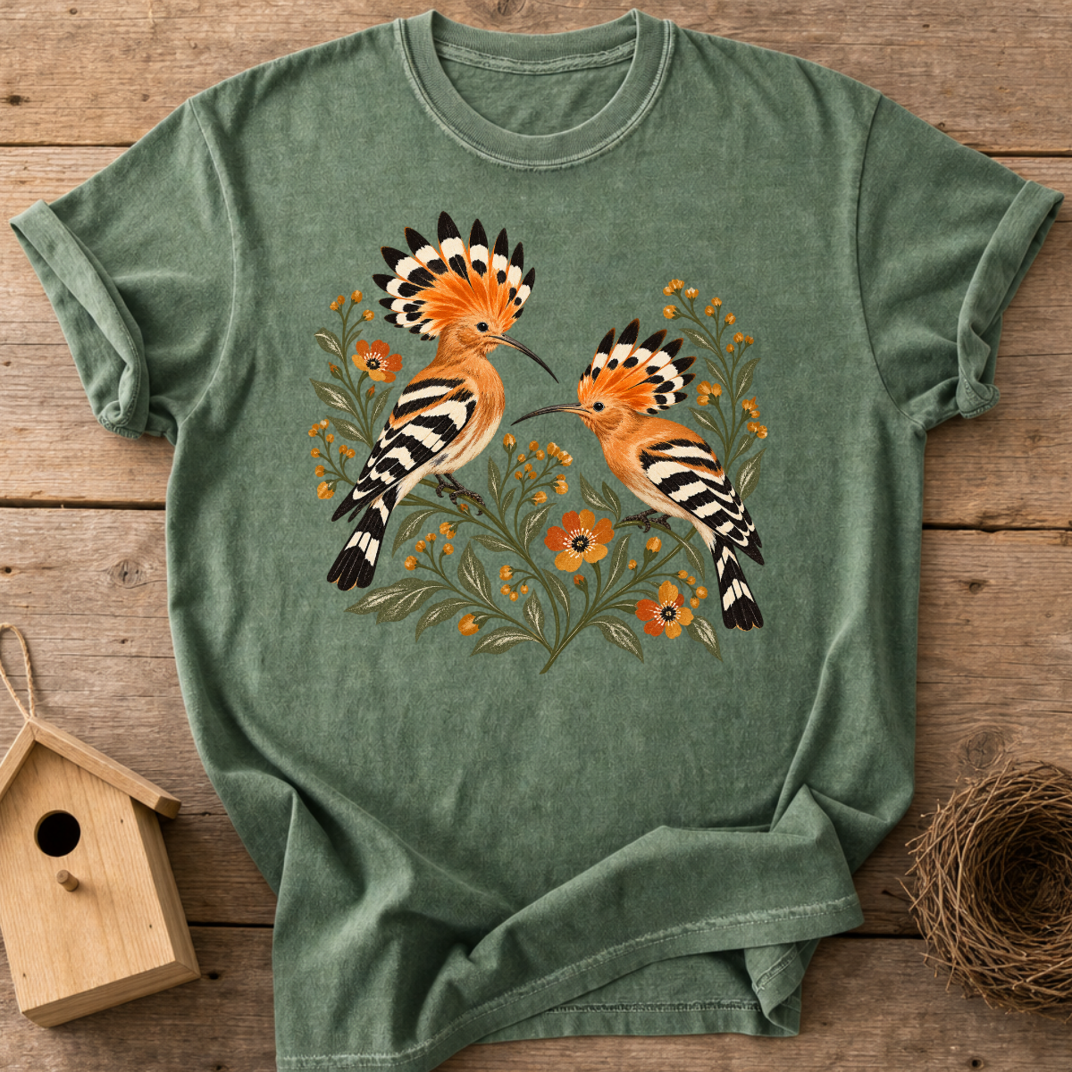 Hoopoe Couple T-Shirt