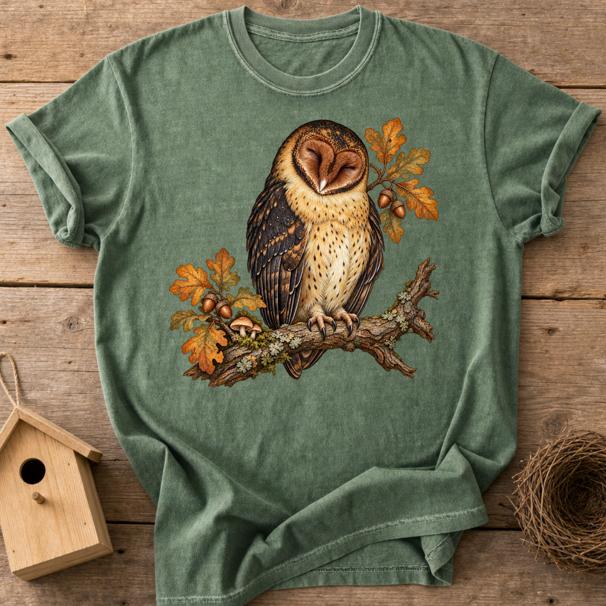 Autumn Barn Owl T-Shirt