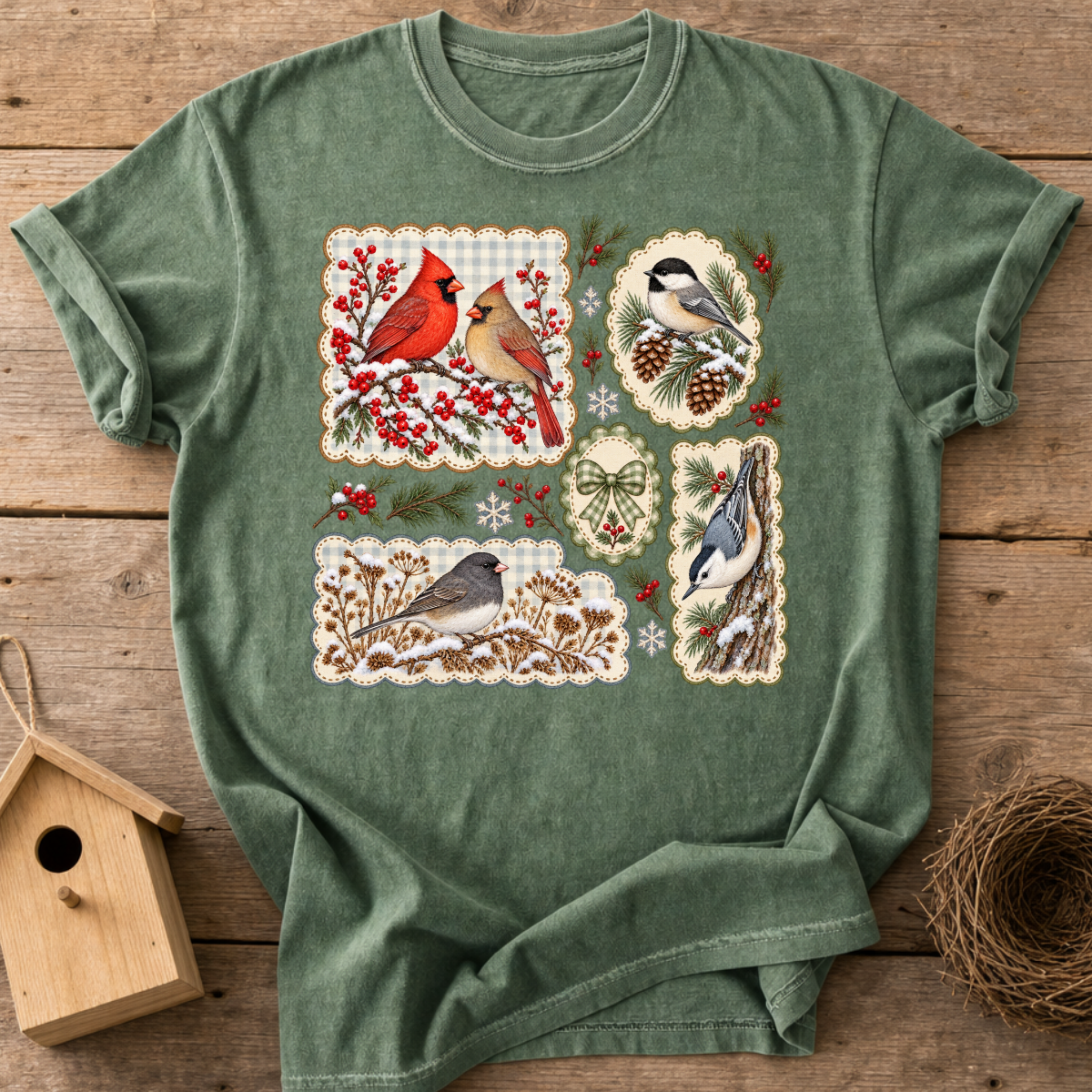 Winter Birds T-Shirt