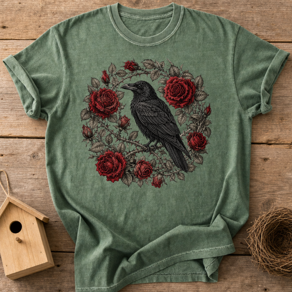 Raven Roses T-Shirt