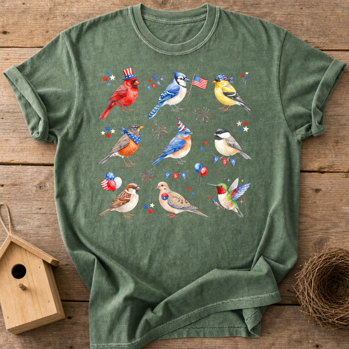 Patriotic Birds T-Shirt