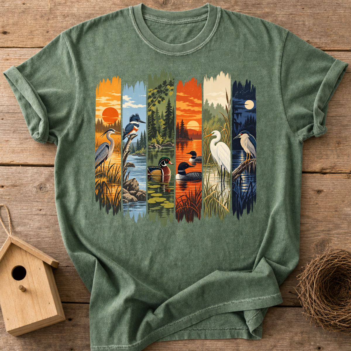 Wetland Birds T-Shirt