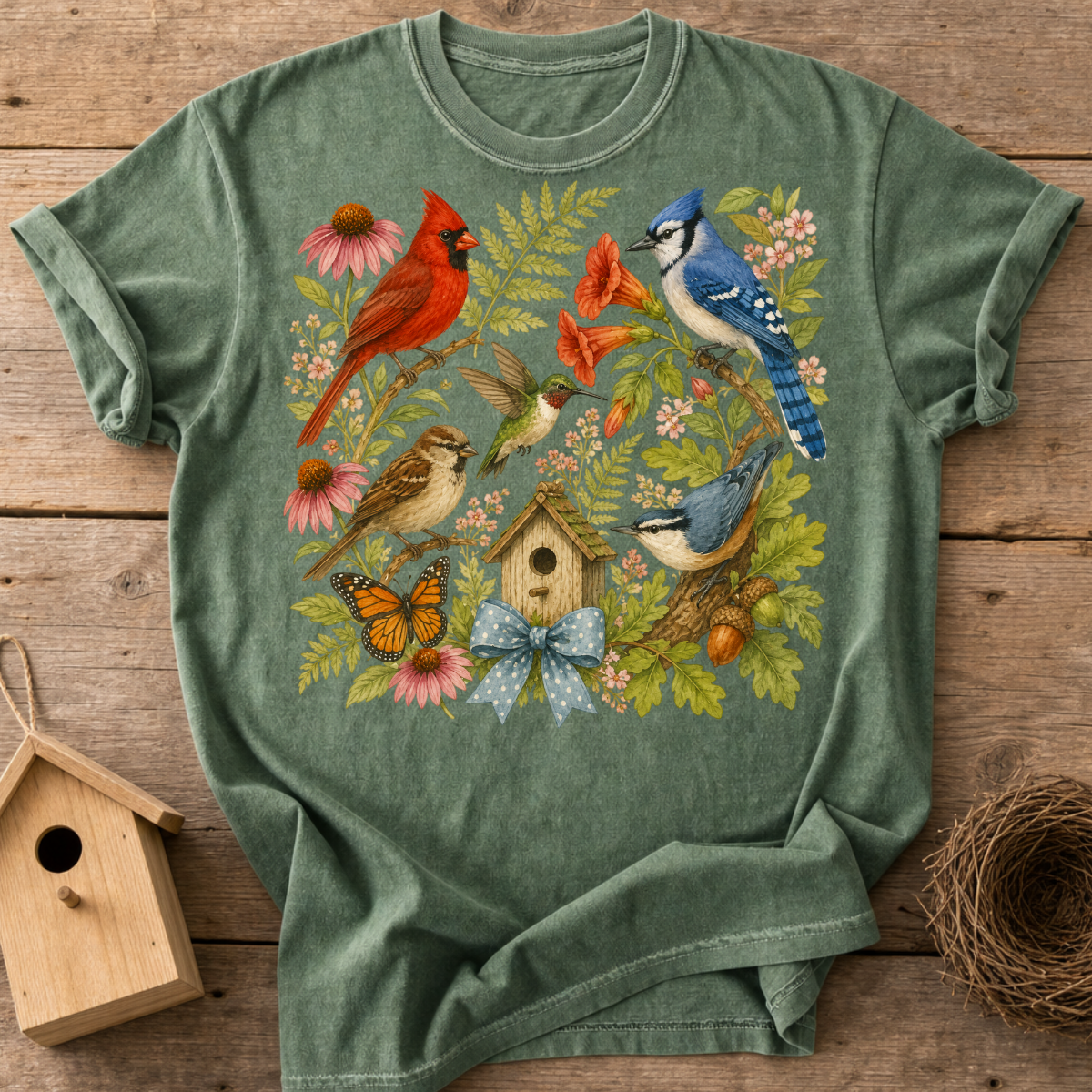 Garden Birds T-Shirt