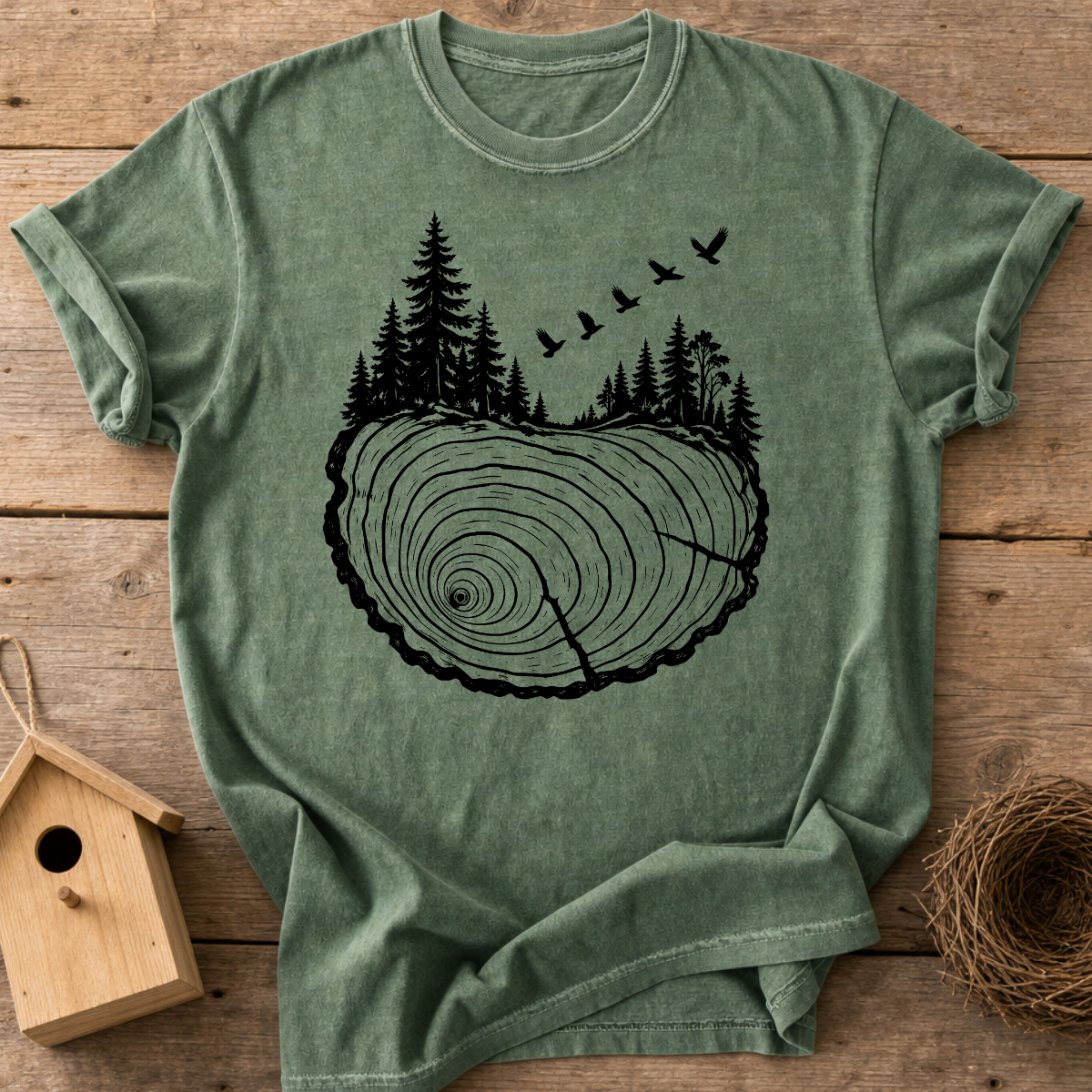 Forest Rings Flight T-Shirt