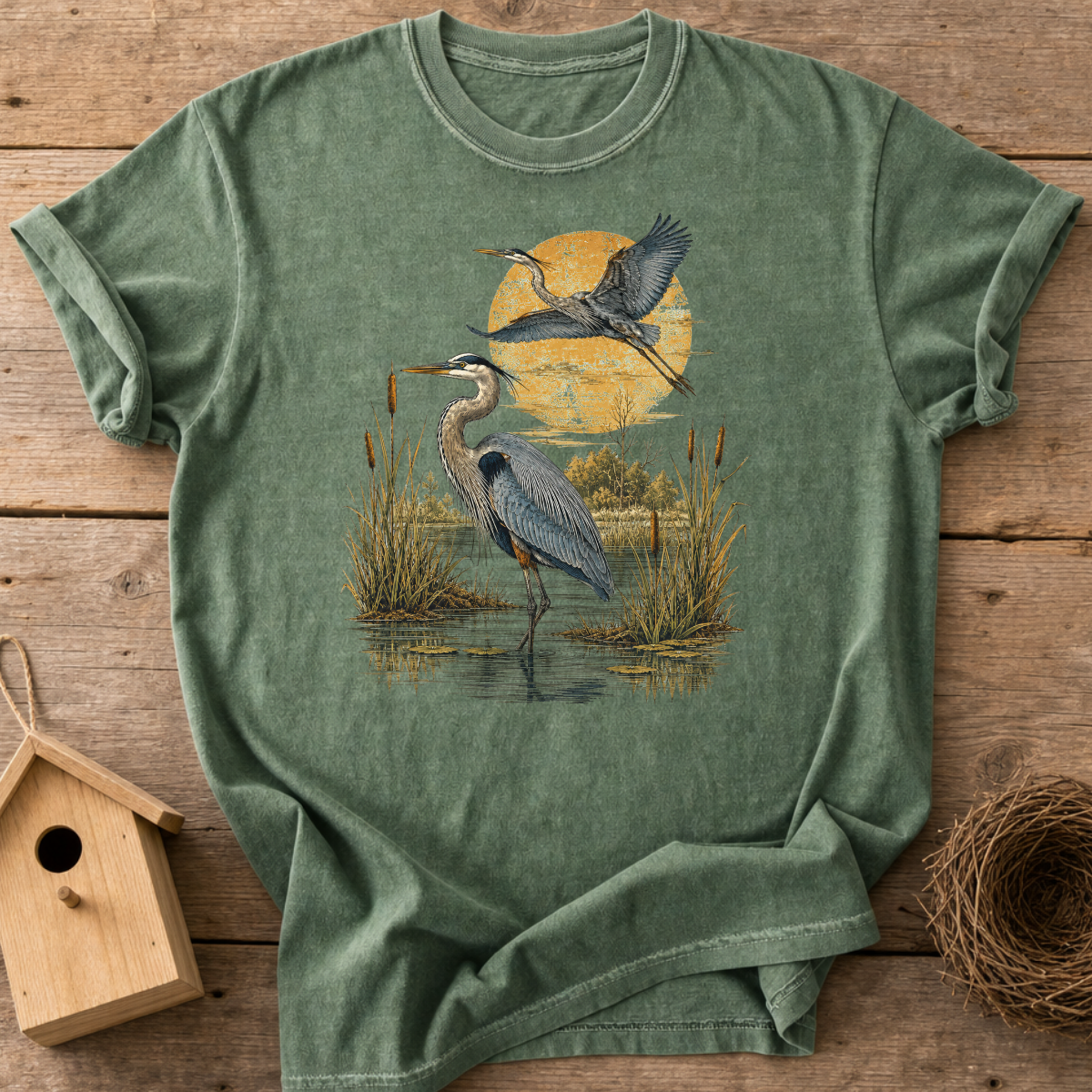 Wetland Heron T-Shirt