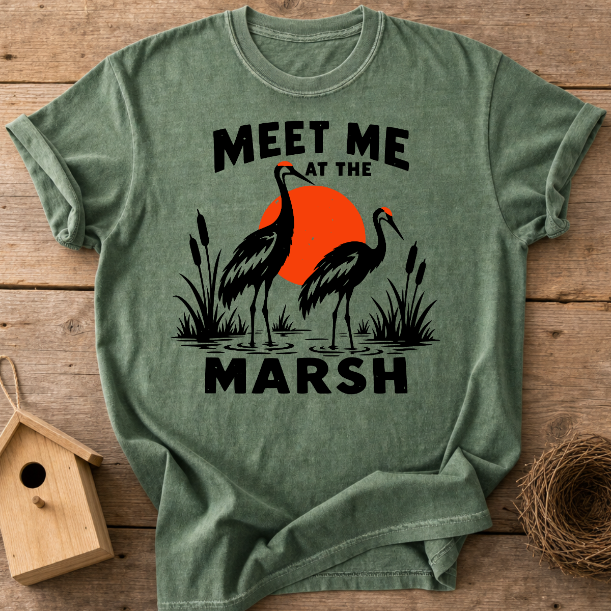 Marsh Cranes T-Shirt