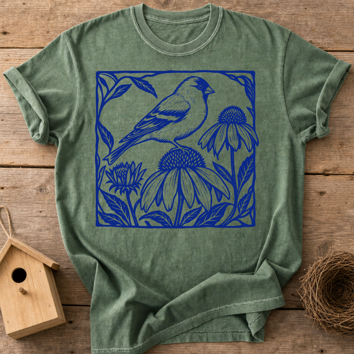 Goldfinch Garden T-Shirt